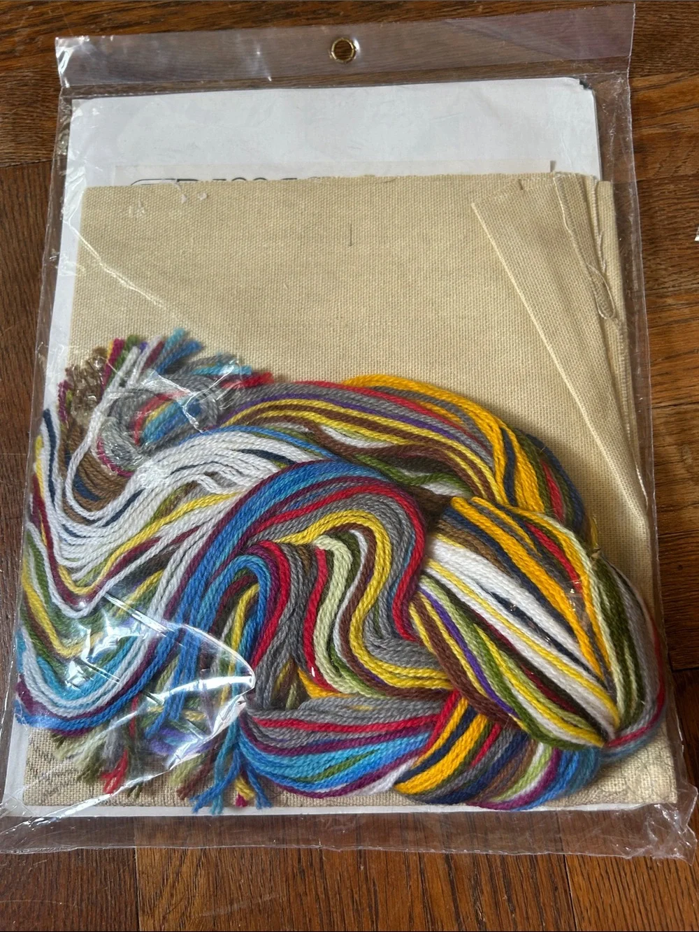 Vintage Crewel Still Life Wall Art NEW never opened